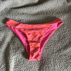 SHEIN Pink and Orange Bikini Bottom